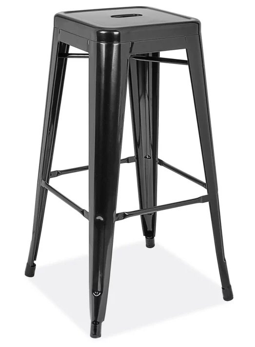 Tabouret En M Tal Noir Le Vaisselier Tout Pour Une R Ception R Ussie